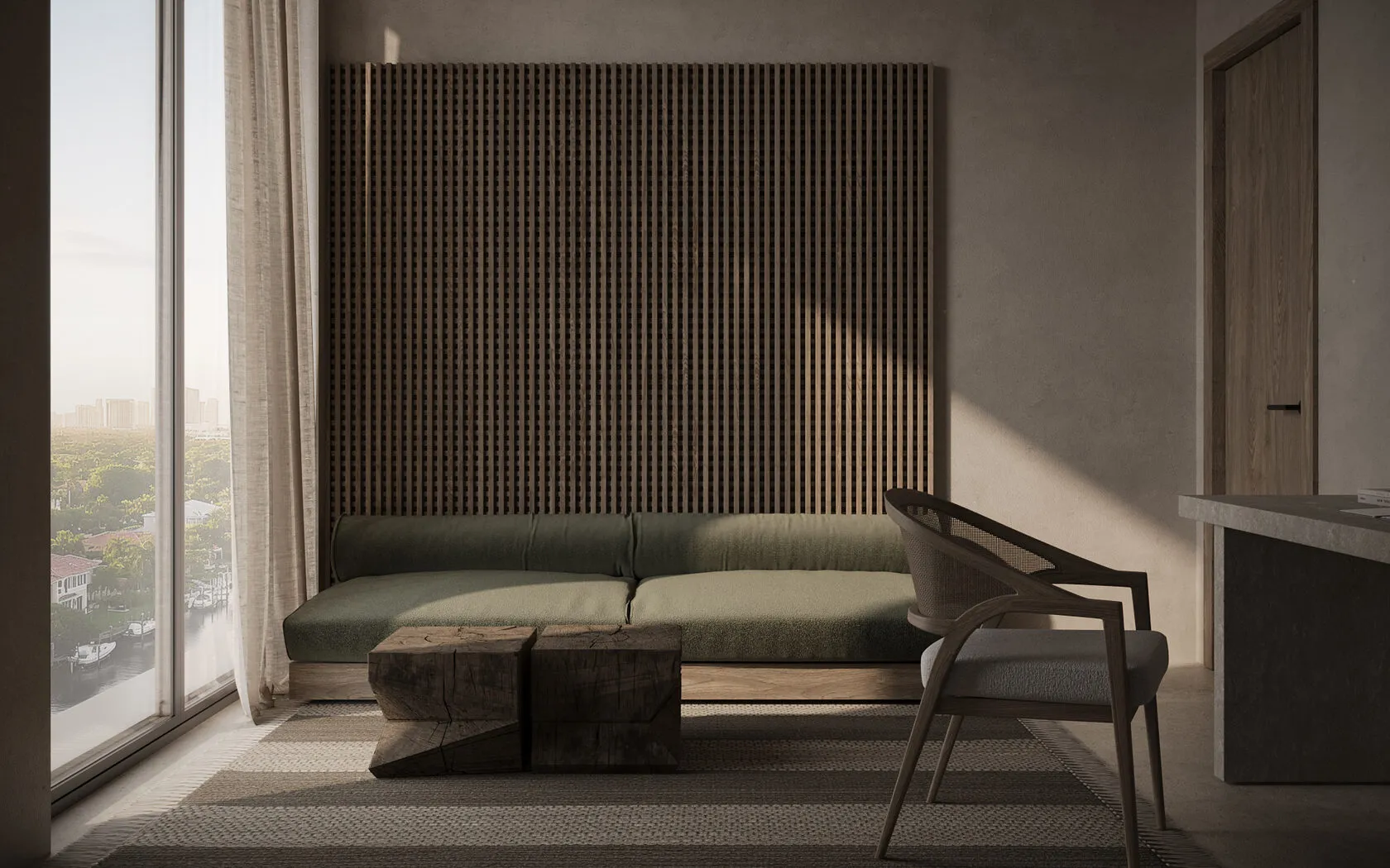 Miami Beach Villa interior by TIMROOM — view 29