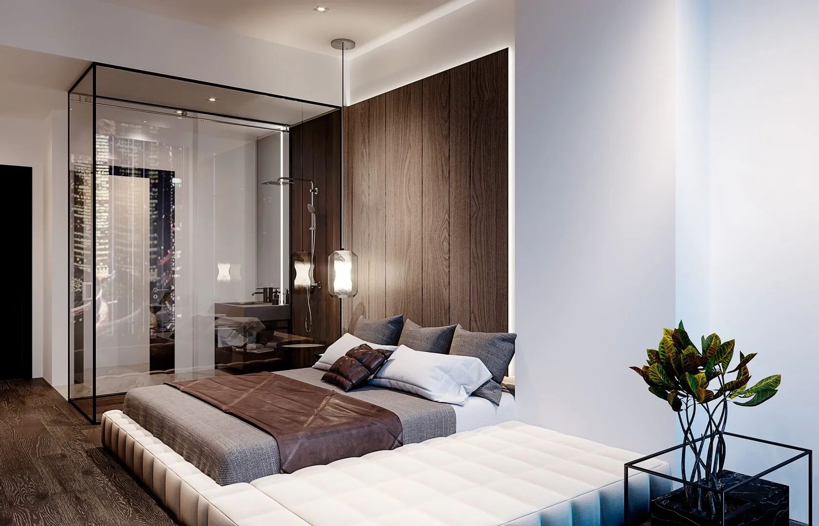 Guest bedroom detail