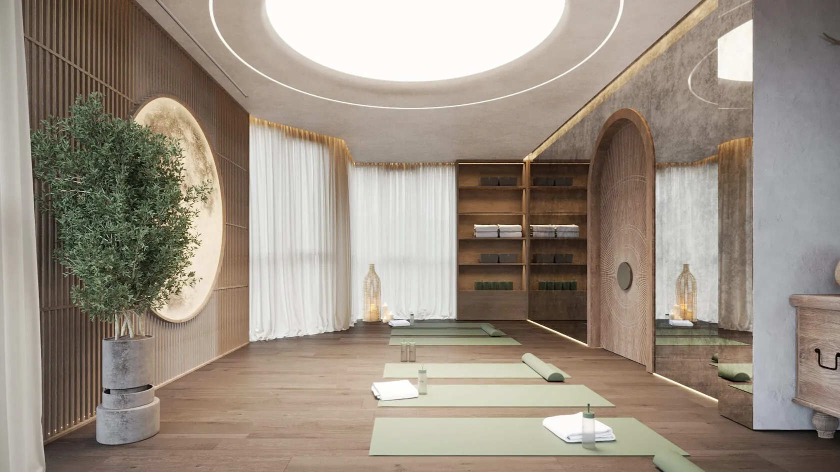 Yoga Center interior by TIMROOM — view 17